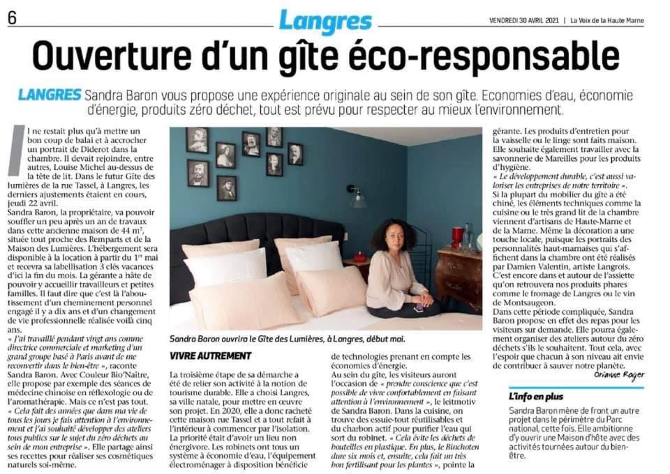 Le Gite Des Lumieres Langres Luaran gambar